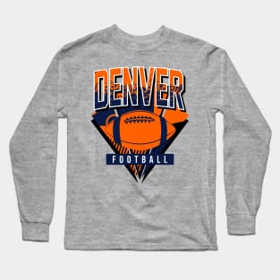 Denver Football Retro Gameday Long Sleeve T-Shirt